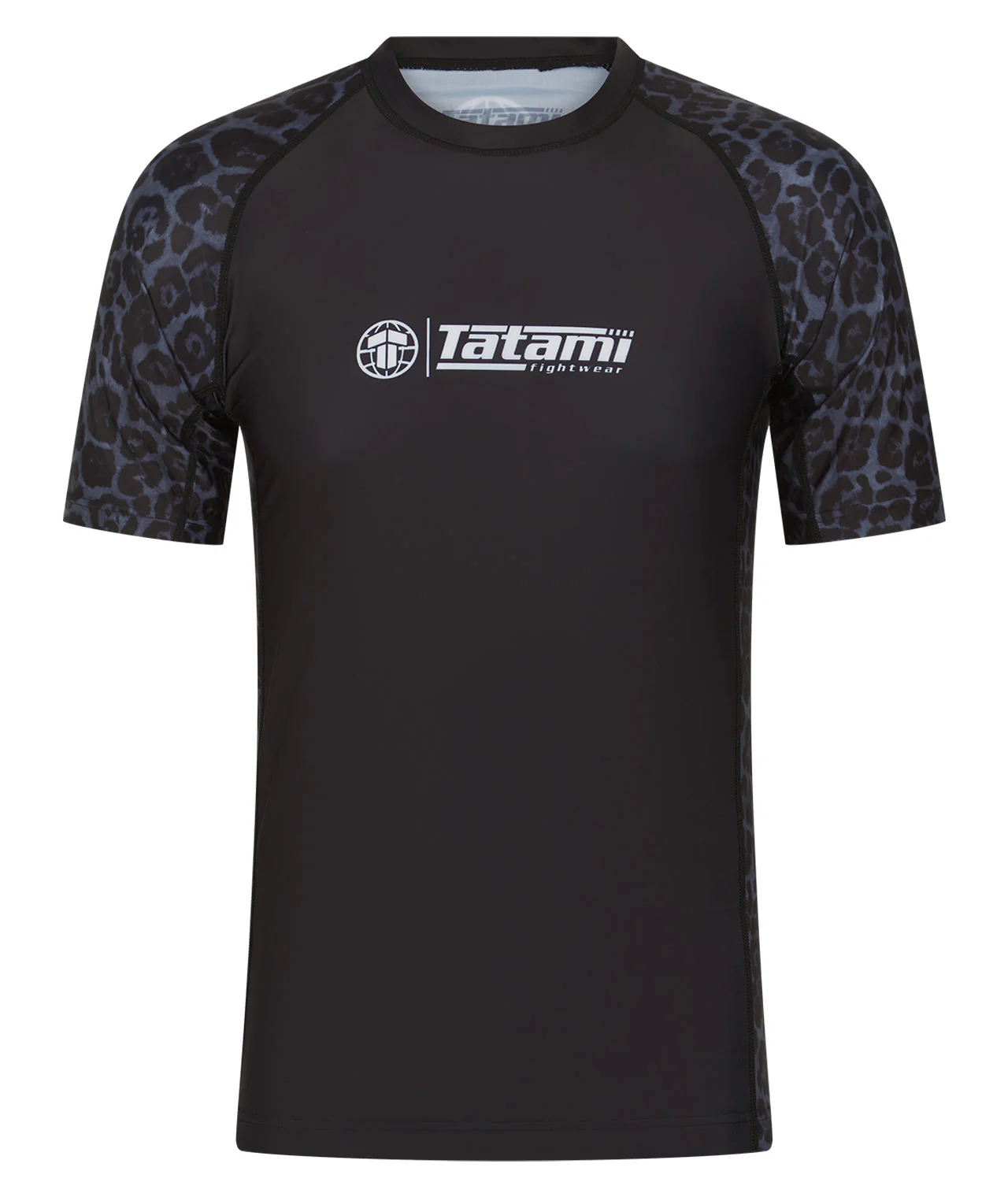 Recharged Rash Guard - Grey Leopard