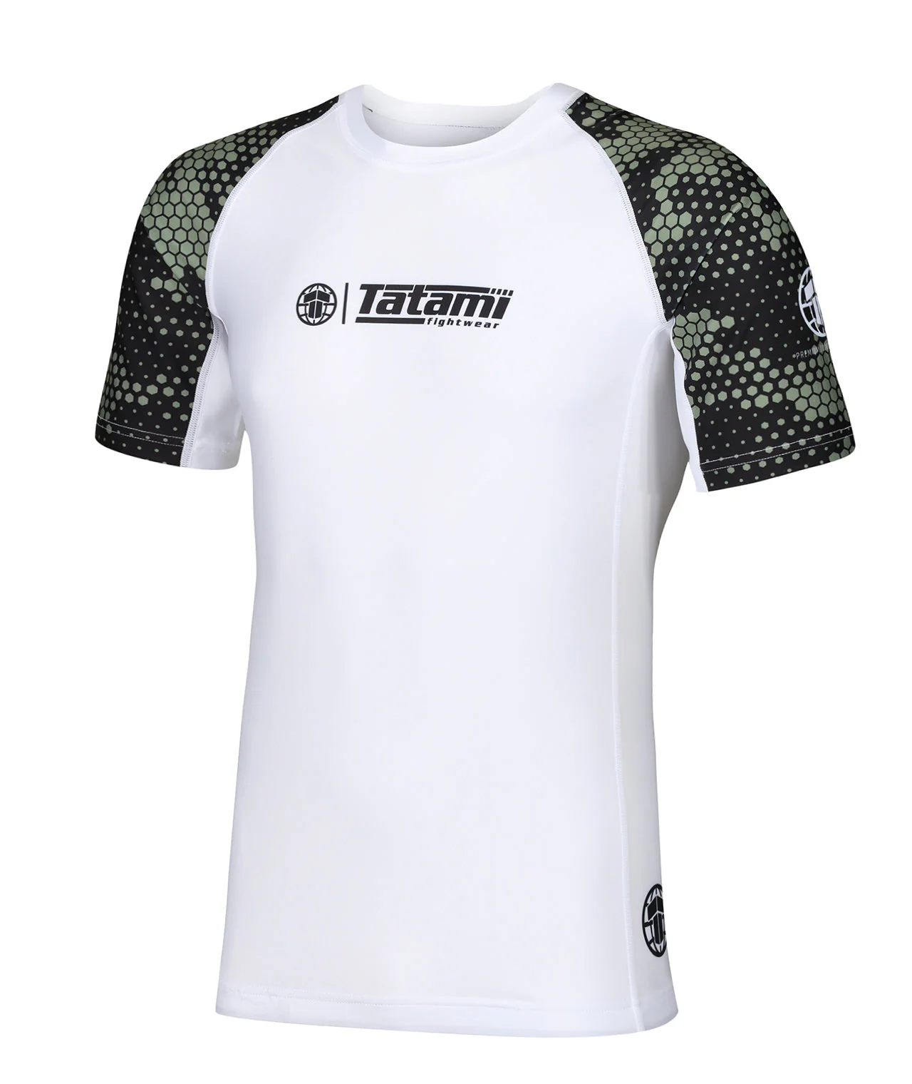 Renegade Rash Guard - White & Green - Image 3