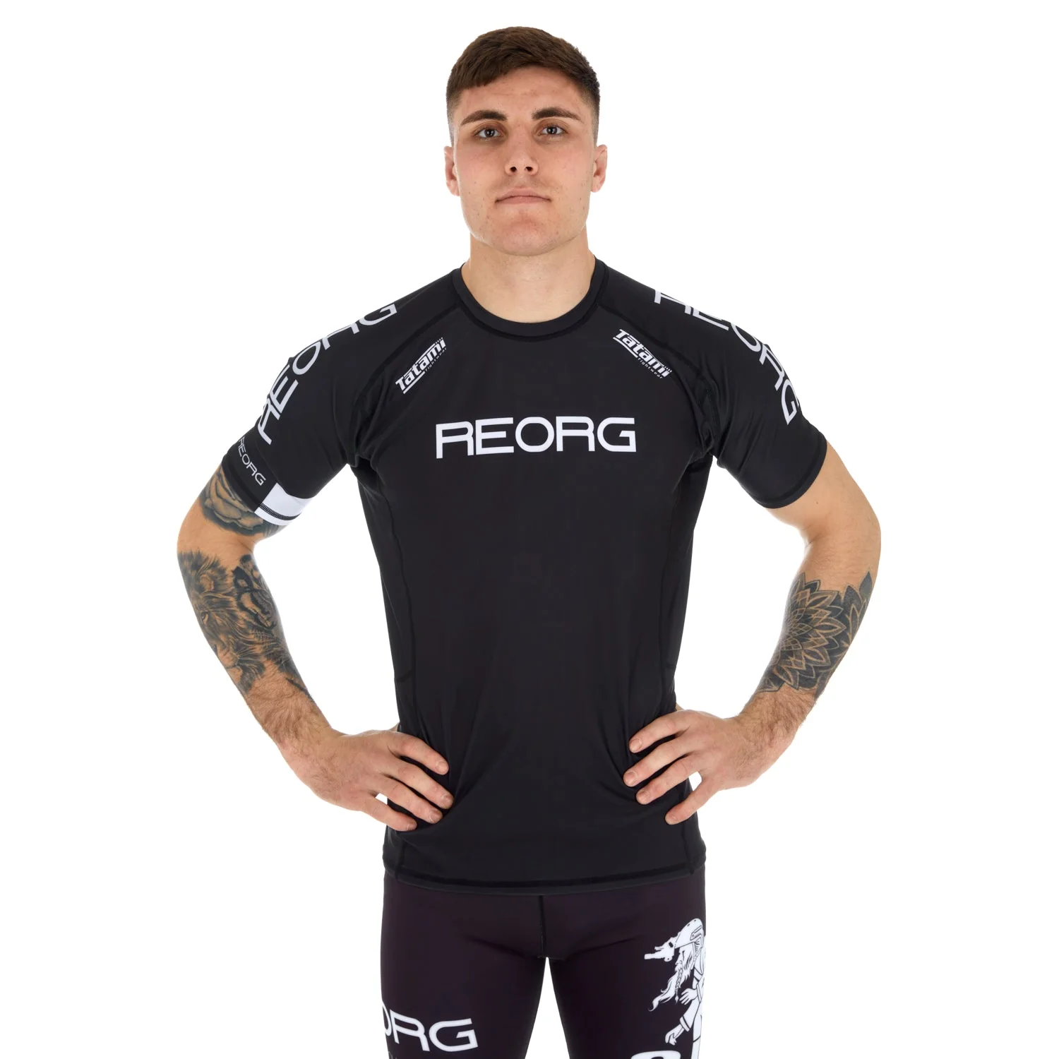 REORG Basic Short Sleeve Rash Guard (Dad Bod) - Image 6