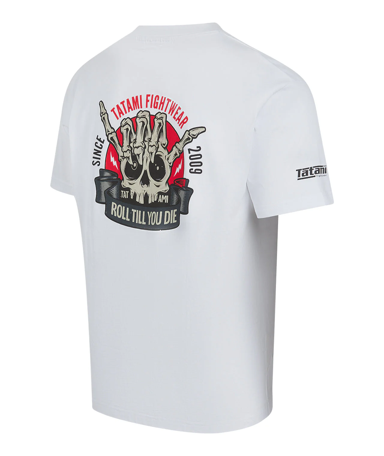 Shaka Skull T-Shirt - White - Image 3