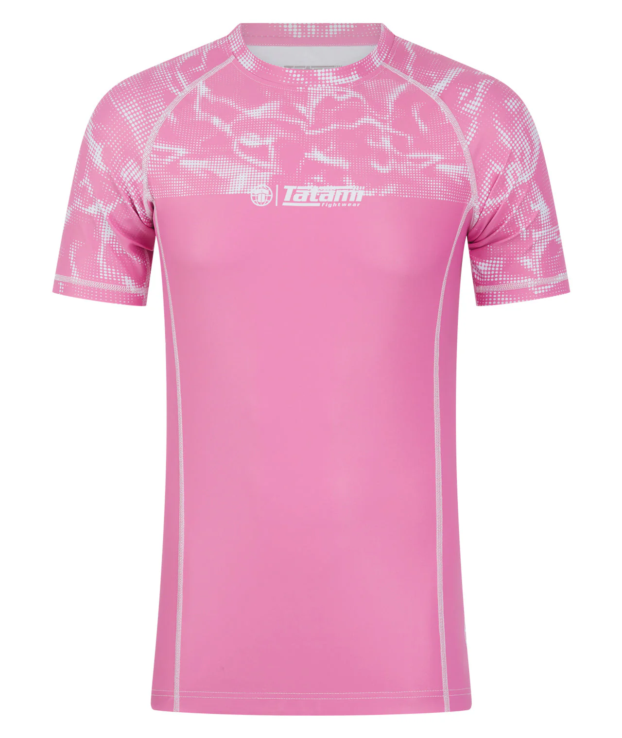 Smoke Short Sleeve Rash Guard - Pink