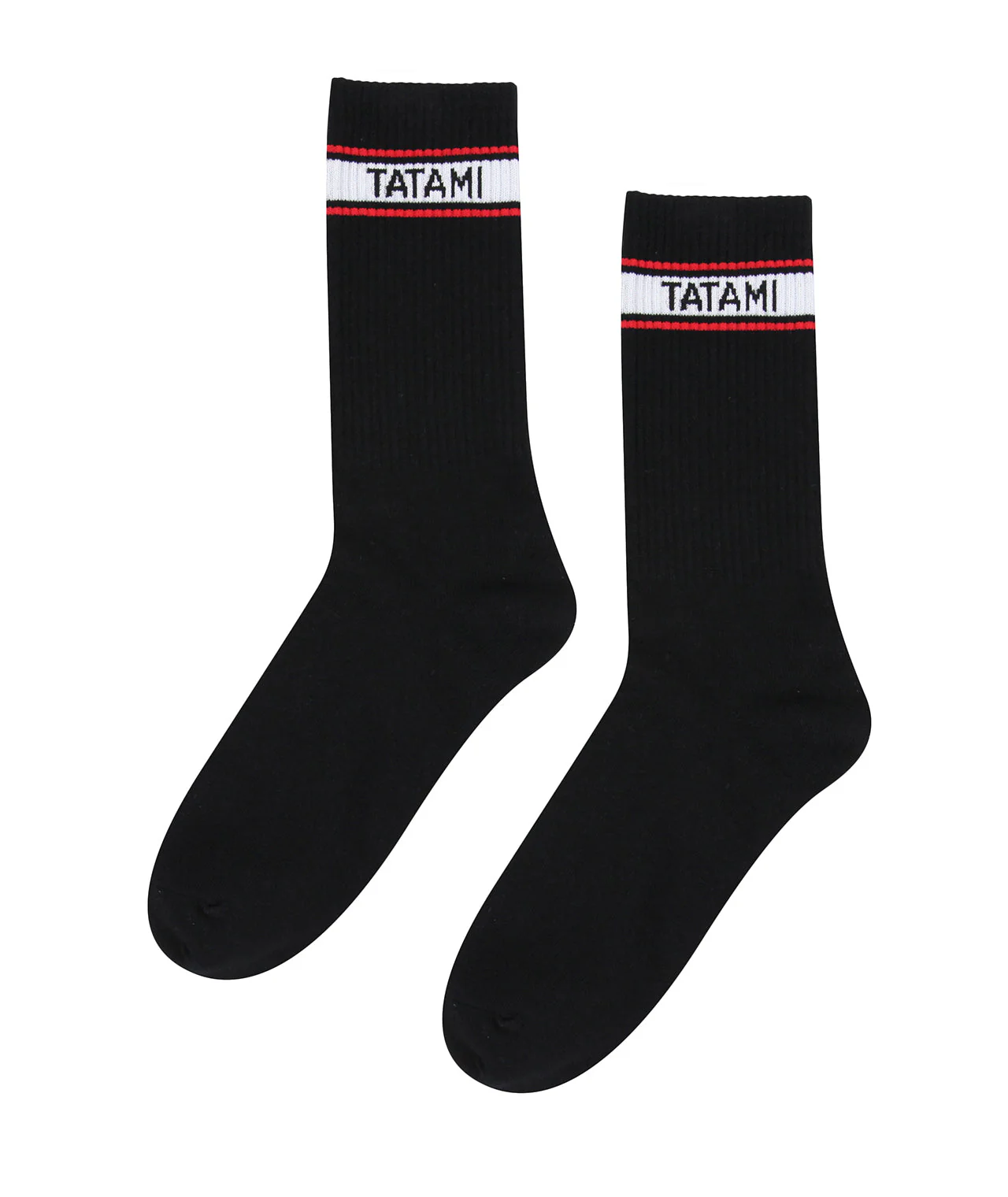 Tatami Crew Socks (2 Pack) - Black - Image 4