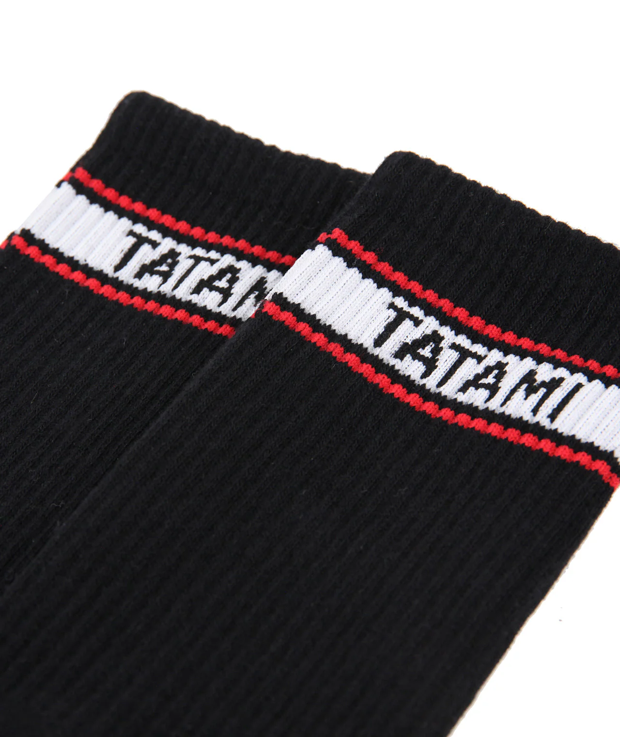 Tatami Crew Socks (2 Pack) - Black - Image 6