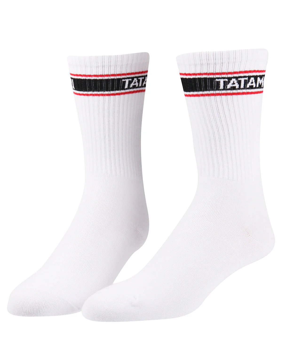 Tatami Crew Socks (2 Pack) - White - Image 2