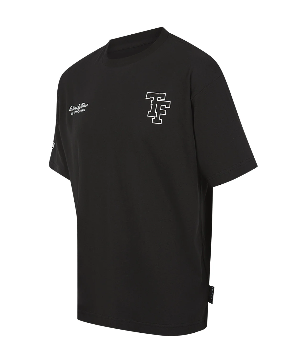 Tatami Basic Oversized T-Shirt - Black - Image 2