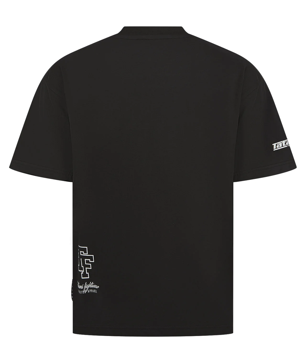 Tatami Basic Oversized T-Shirt - Black - Image 3