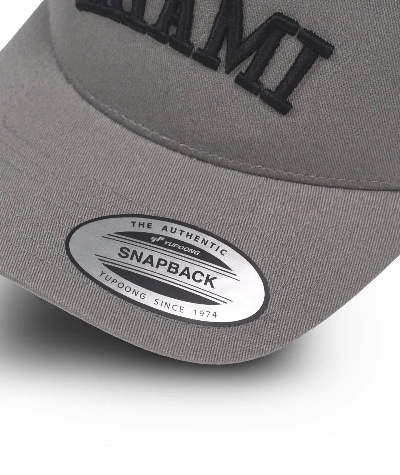Tatami Embroidered Snapback - Grey - Image 4