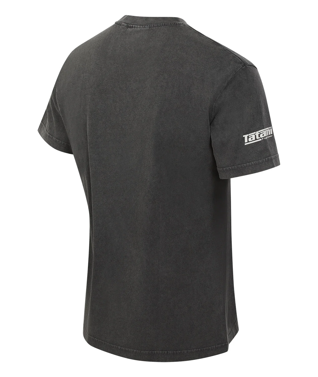 Tatami Globe Stonewashed T-Shirt - Black On Grey - Image 4