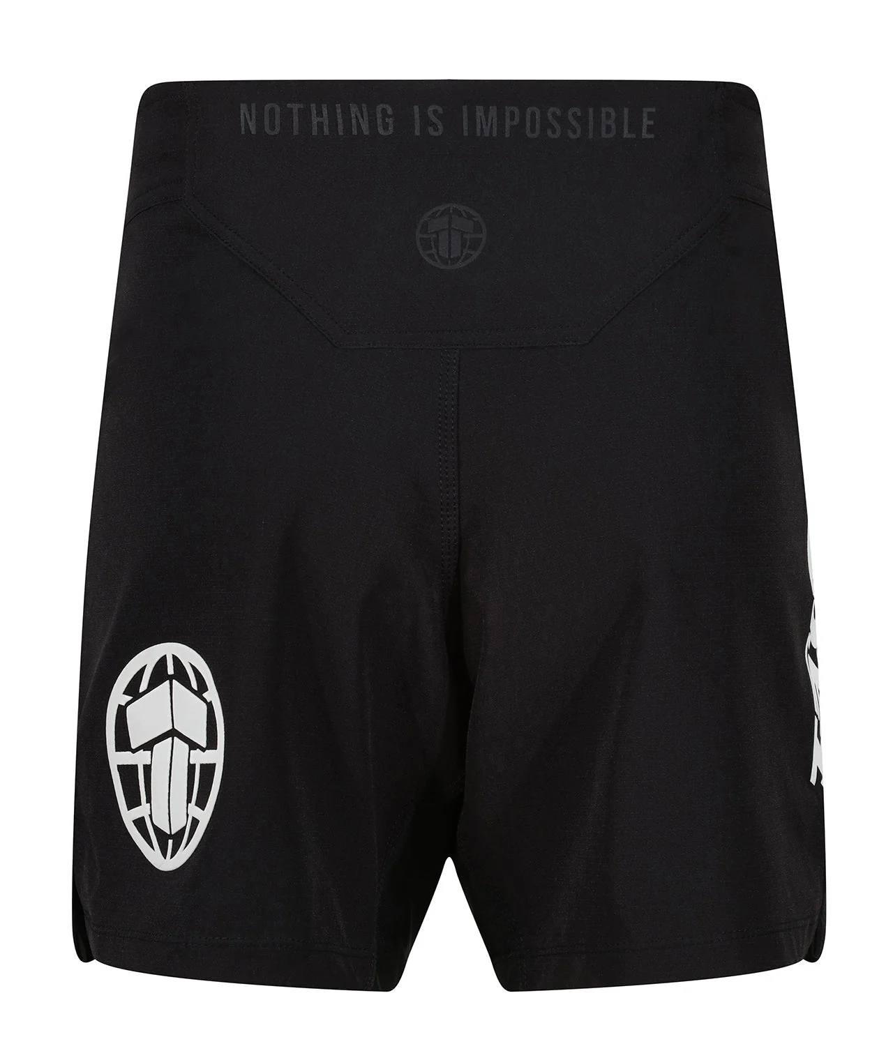 Tatami Pro Grappling Shorts - White on Black - Image 3