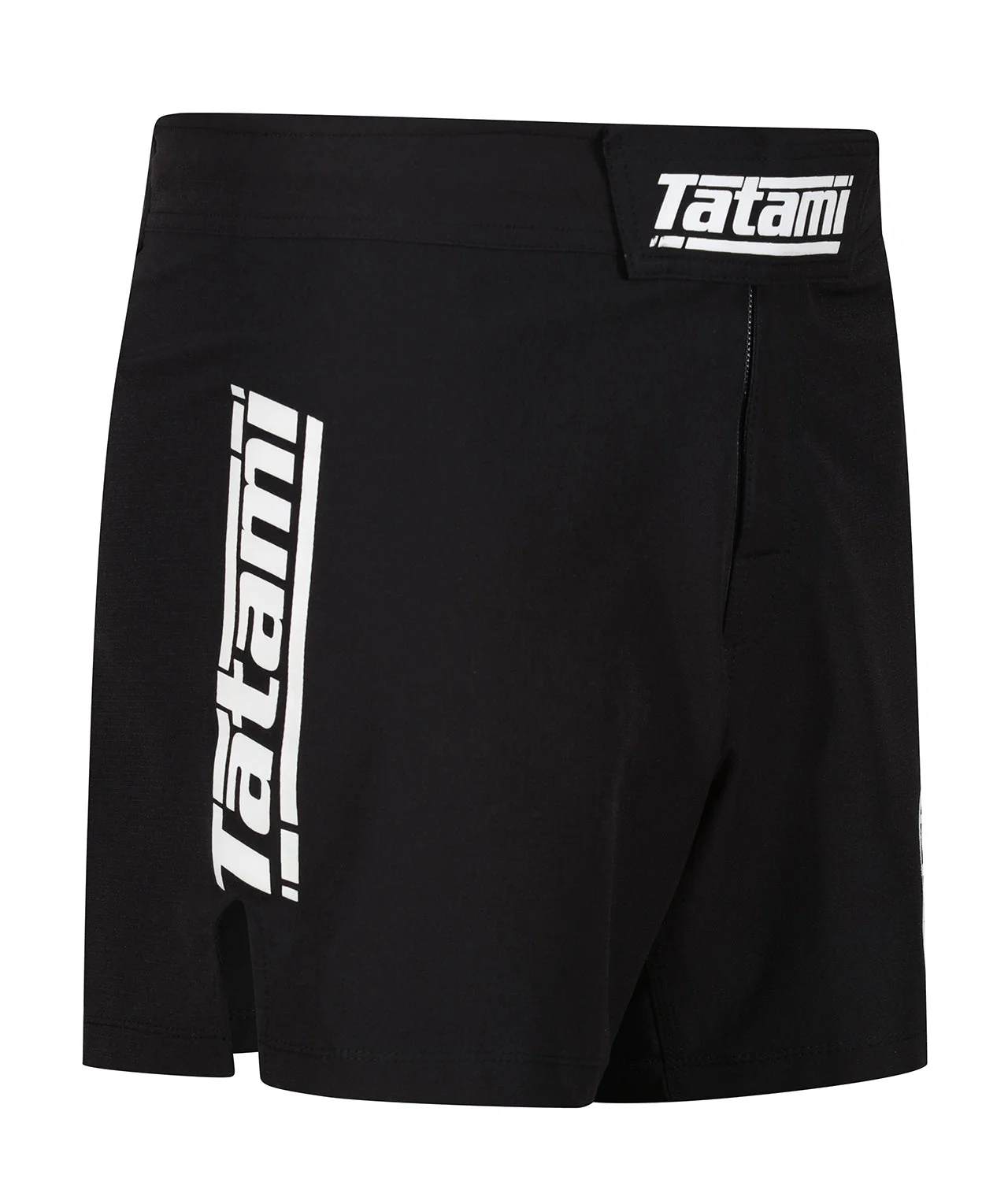 Tatami Pro Grappling Shorts - White on Black - Image 4