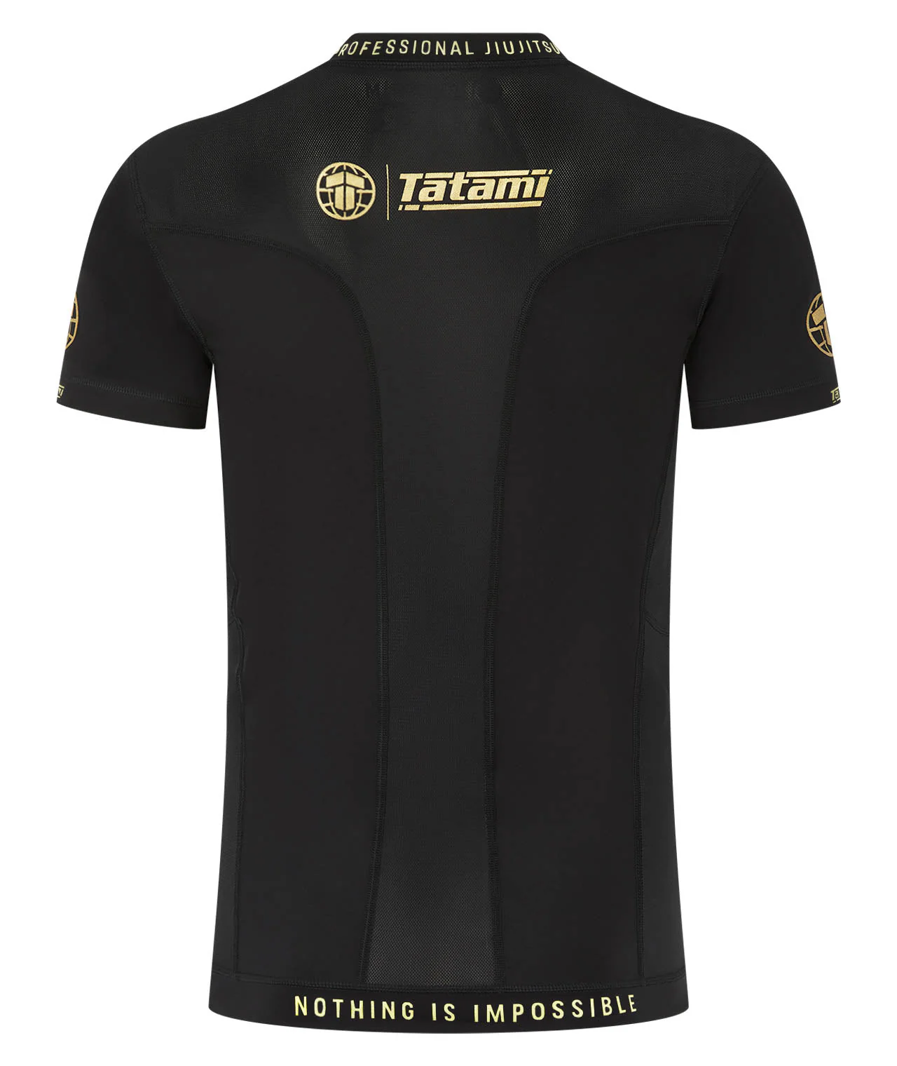 Tatami Pro Rash Guard - Black & Gold - Image 3