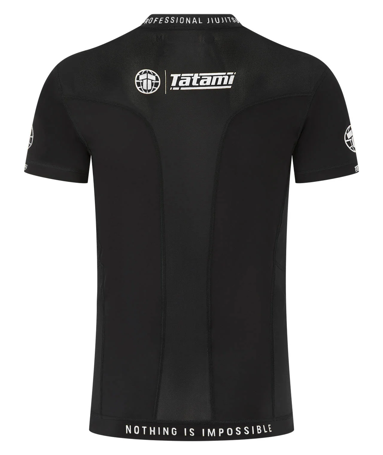Tatami Pro Rash Guard - Black & Silver - Image 2