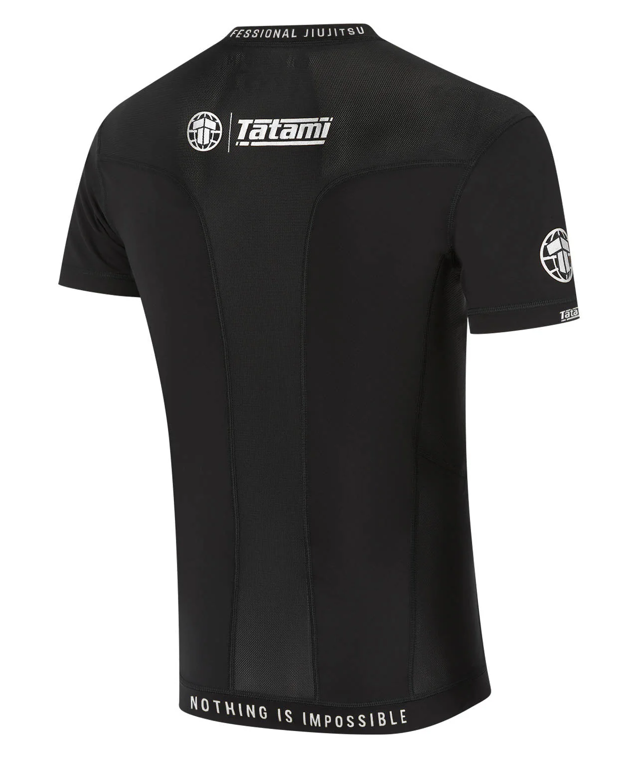 Tatami Pro Rash Guard - Black & Silver - Image 4