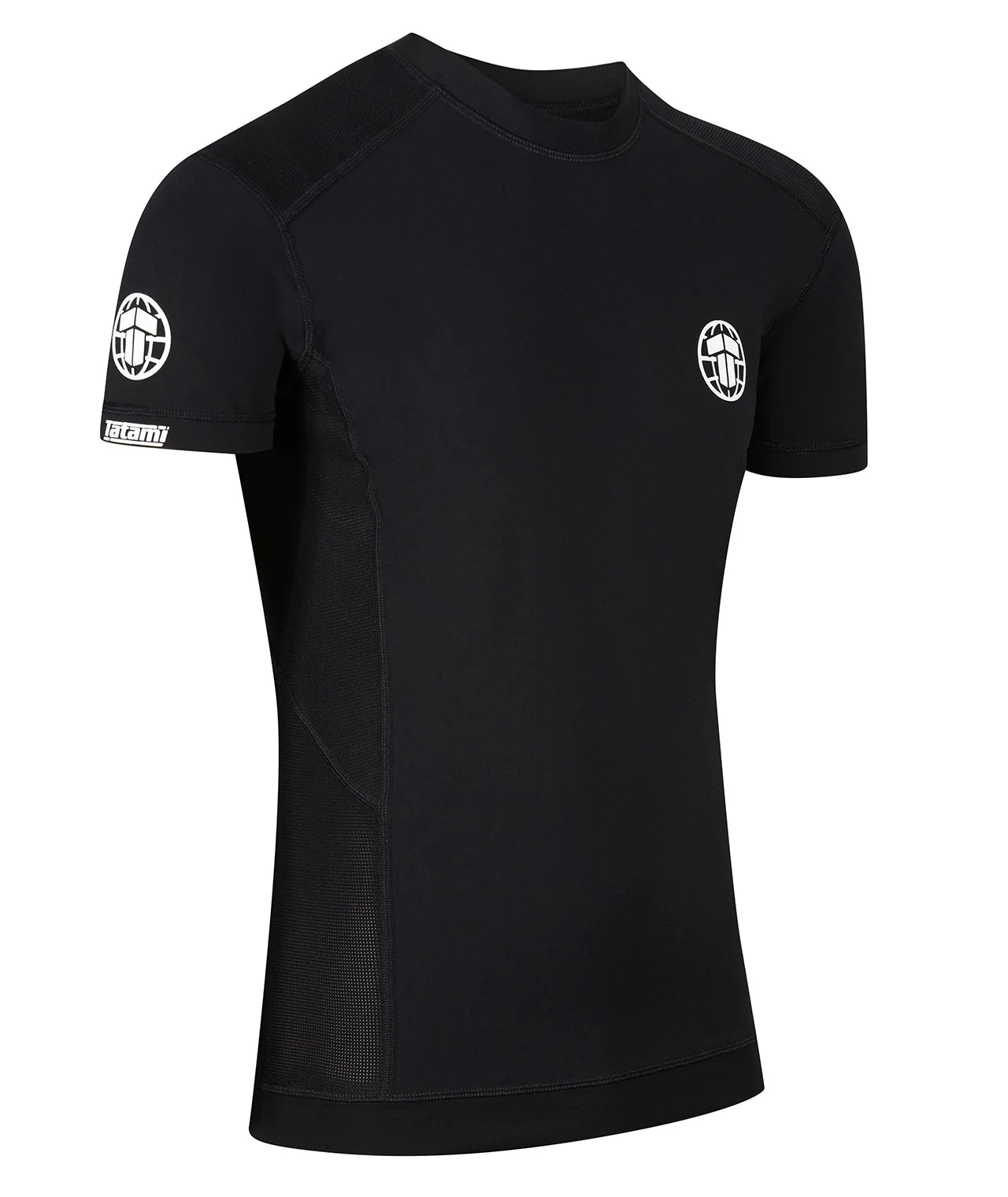 Tatami Pro Rash Guard - White on Black - Image 4