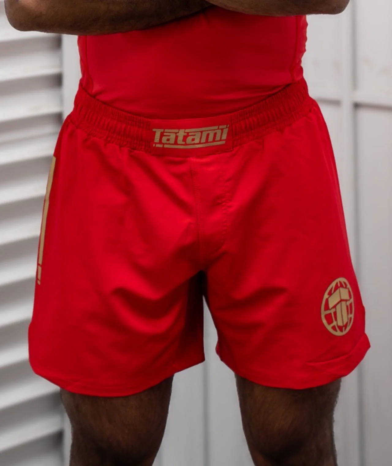 Tatami Pro V2 Grappling Shorts - Red - Image 2