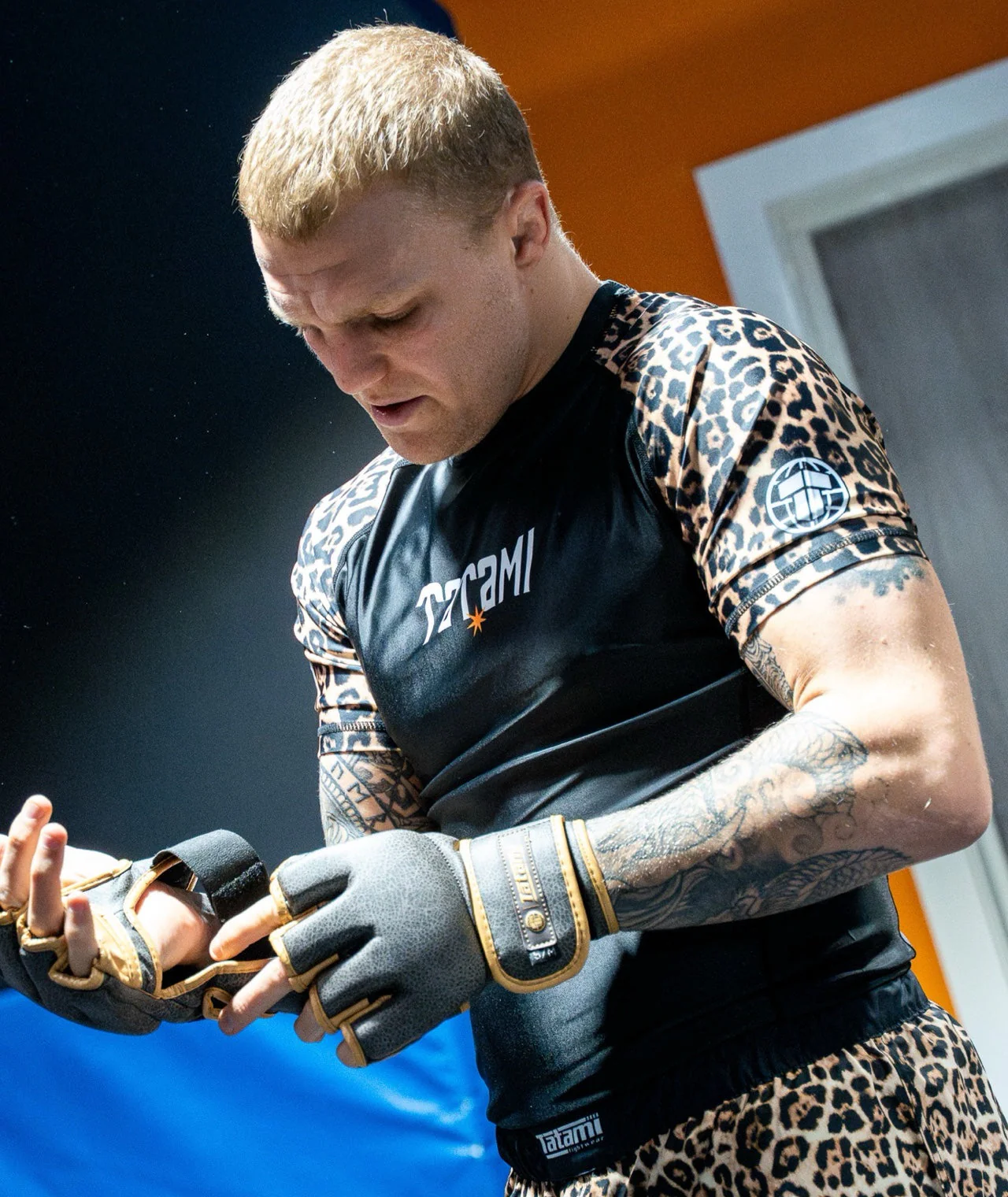Tatami Short Sleeve Rash Guard - Leopard - Image 2