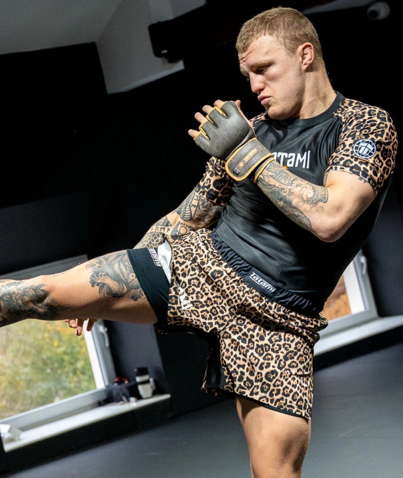 Tatami Short Sleeve Rash Guard - Leopard - Image 7