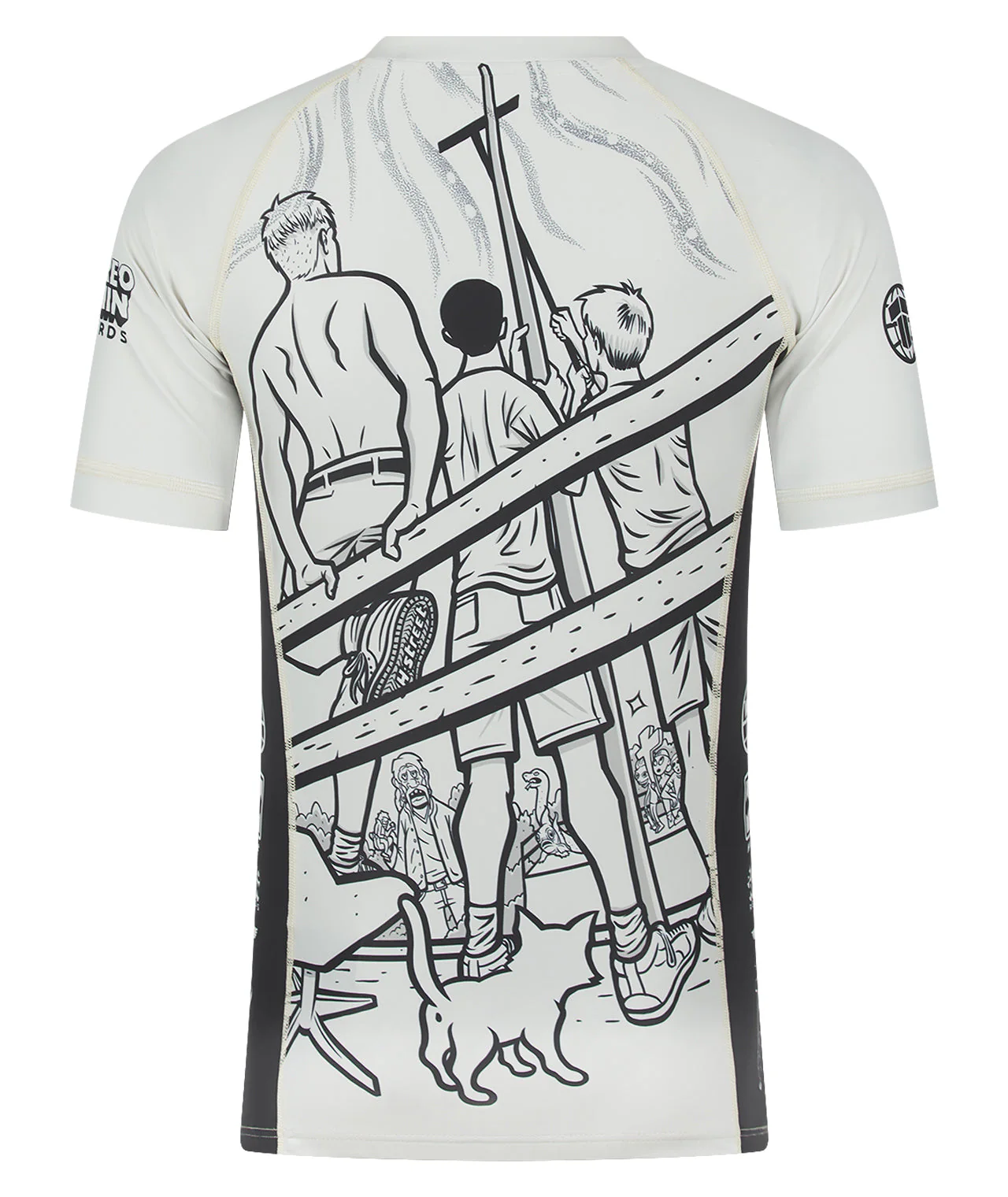 Tatami x Public Domain H Street Rash Guard - Off White - Image 3
