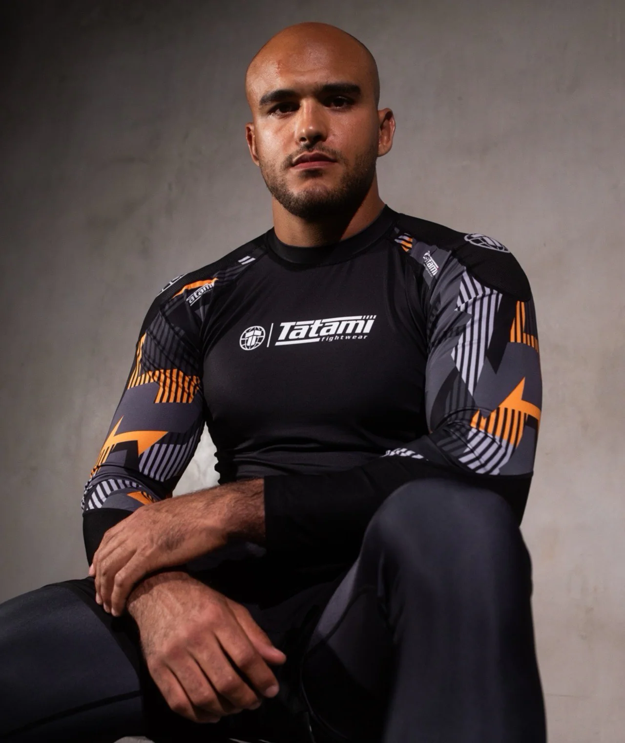 Technical Long Sleeve Rash Guard - Orange - Image 2