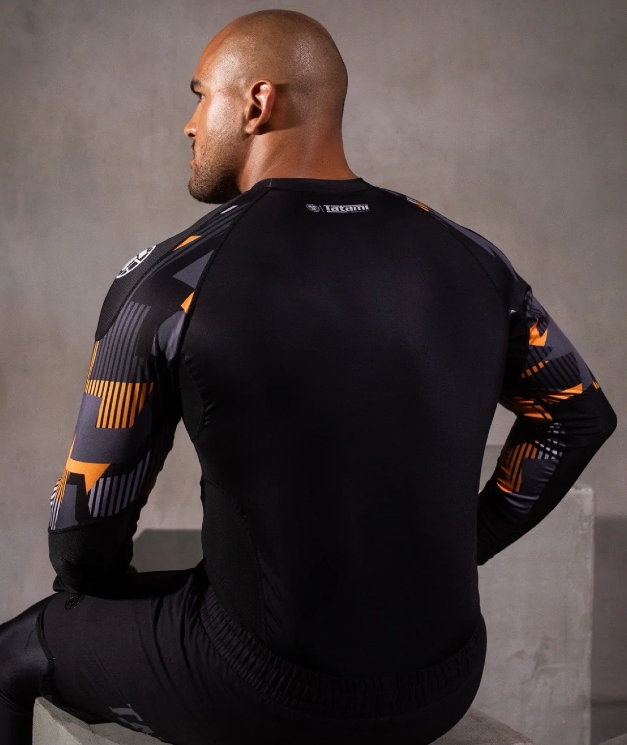 Technical Long Sleeve Rash Guard - Orange - Image 7