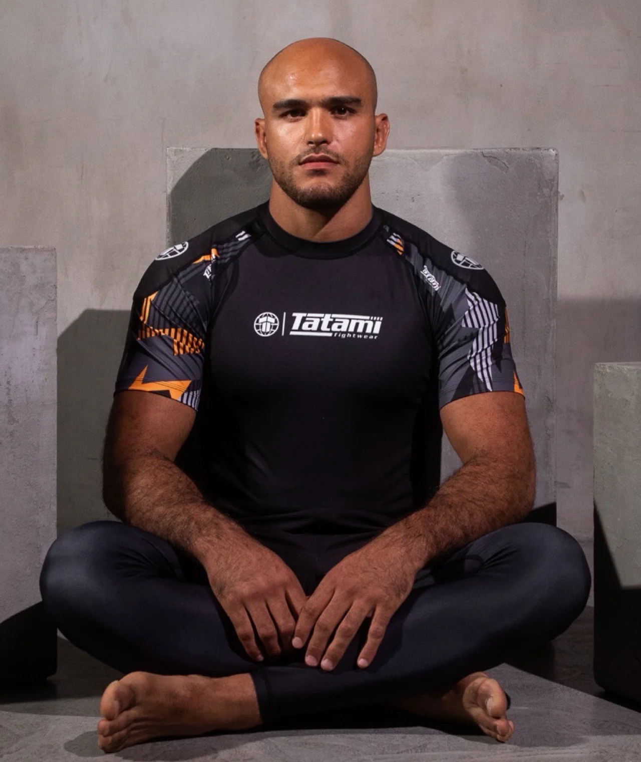 Technical Short Sleeve Rash Guard - Orange - Image 2