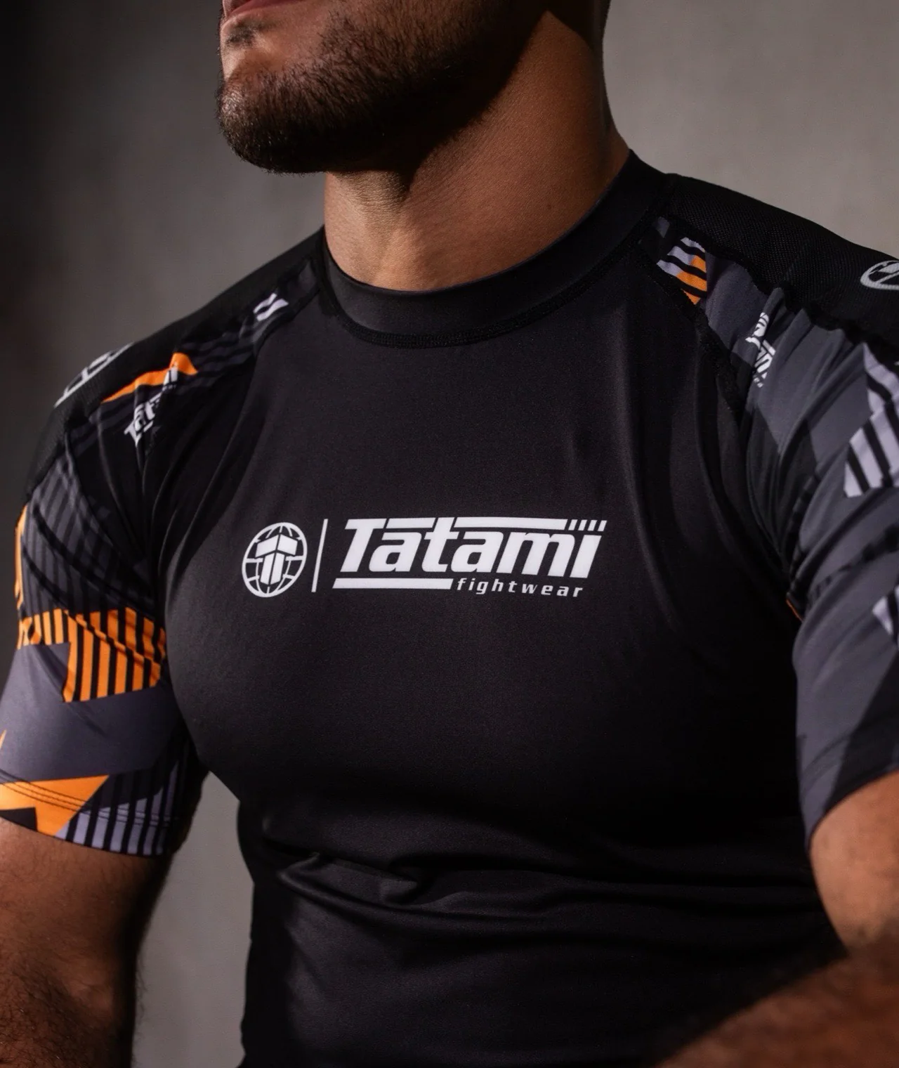 Technical Short Sleeve Rash Guard - Orange - Image 7